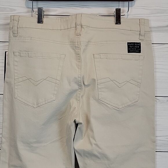 Marc Ecko Cut & Sew Mens cotton stone beige jeans Size 34X32 - Picture 8 of 16